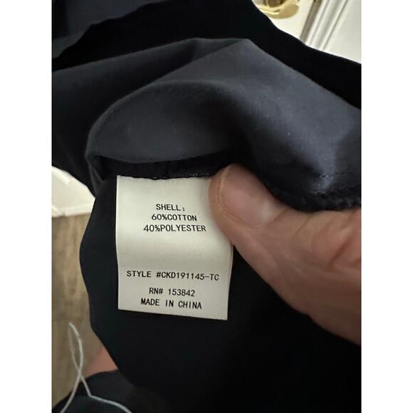 Code X Mode Women's blue Cotton Blended Collared Midi Dress Size Medium - Picture 4 of 8